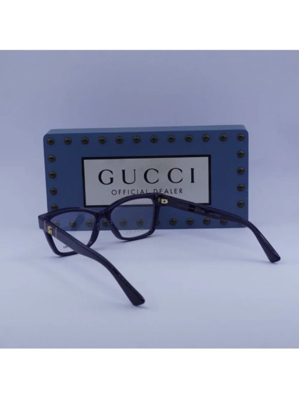 Gucci GG0634O 009 Cat Eye Eyeglasses 50mm – Blue